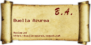 Buella Azurea névjegykártya
